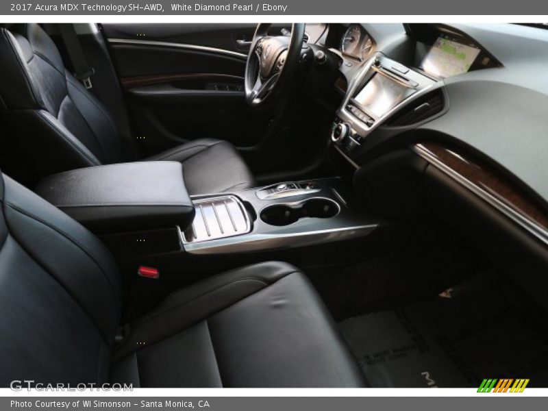 White Diamond Pearl / Ebony 2017 Acura MDX Technology SH-AWD