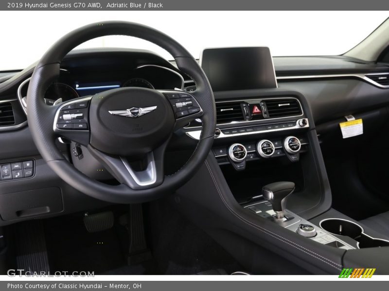 Dashboard of 2019 Genesis G70 AWD