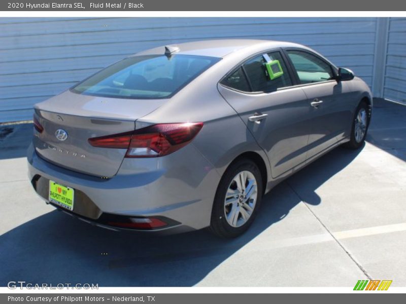 Fluid Metal / Black 2020 Hyundai Elantra SEL