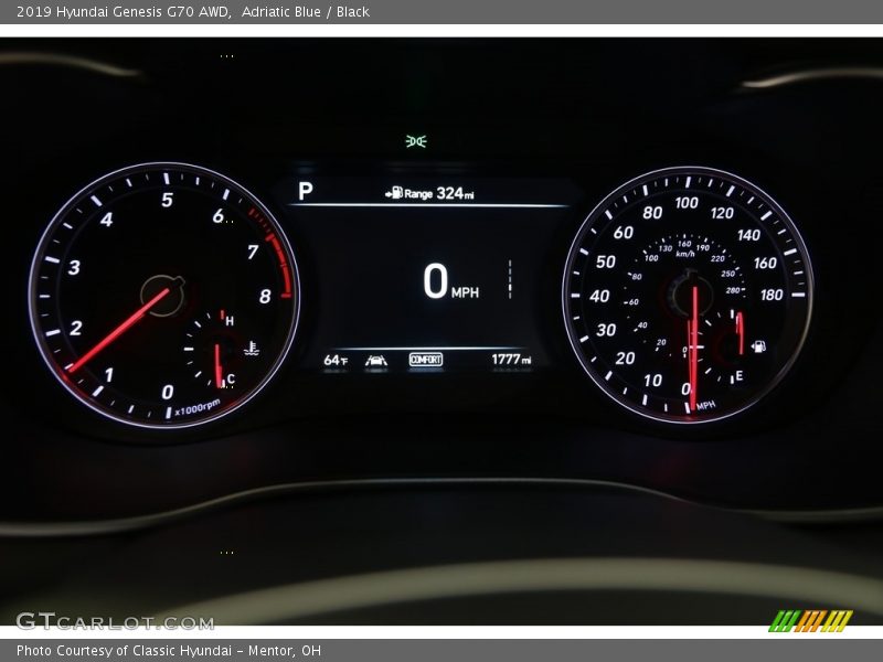  2019 Genesis G70 AWD G70 AWD Gauges