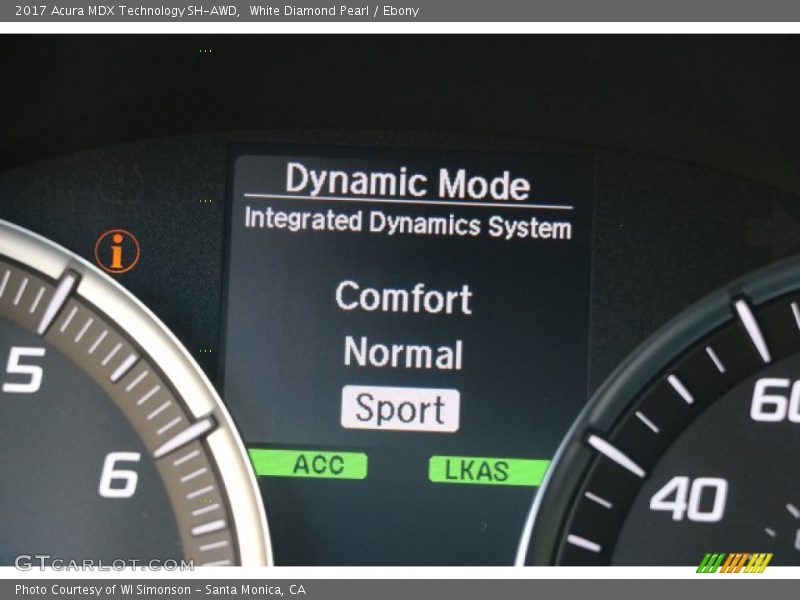 White Diamond Pearl / Ebony 2017 Acura MDX Technology SH-AWD