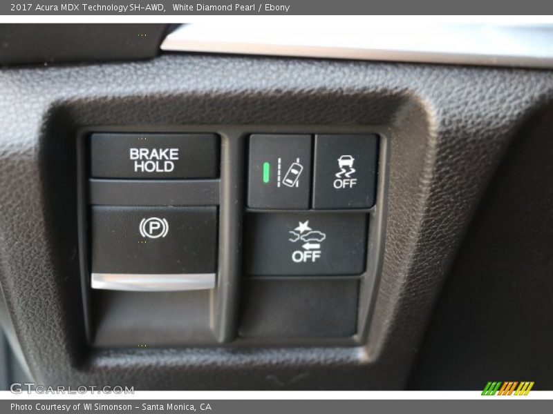 White Diamond Pearl / Ebony 2017 Acura MDX Technology SH-AWD