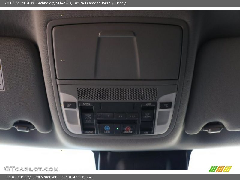 White Diamond Pearl / Ebony 2017 Acura MDX Technology SH-AWD
