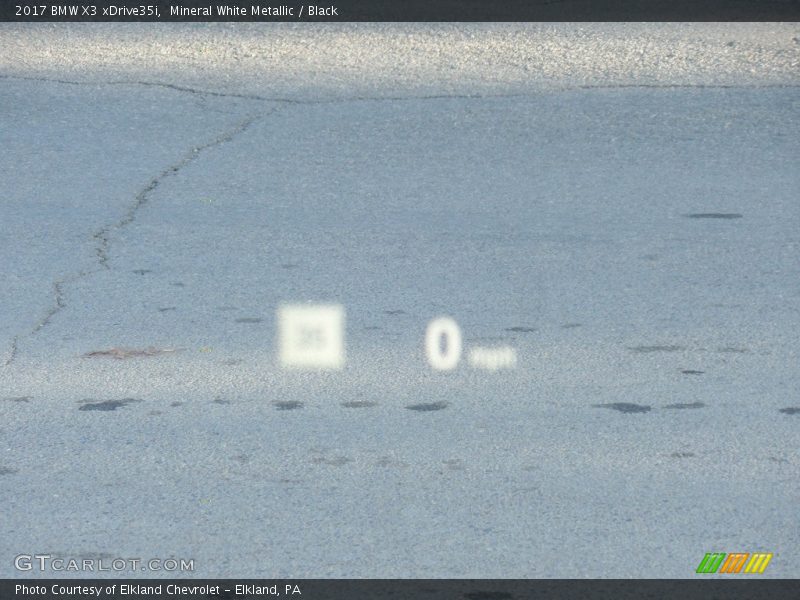 Mineral White Metallic / Black 2017 BMW X3 xDrive35i