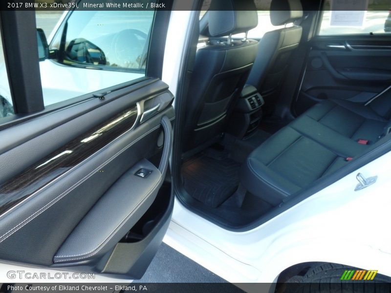 Mineral White Metallic / Black 2017 BMW X3 xDrive35i