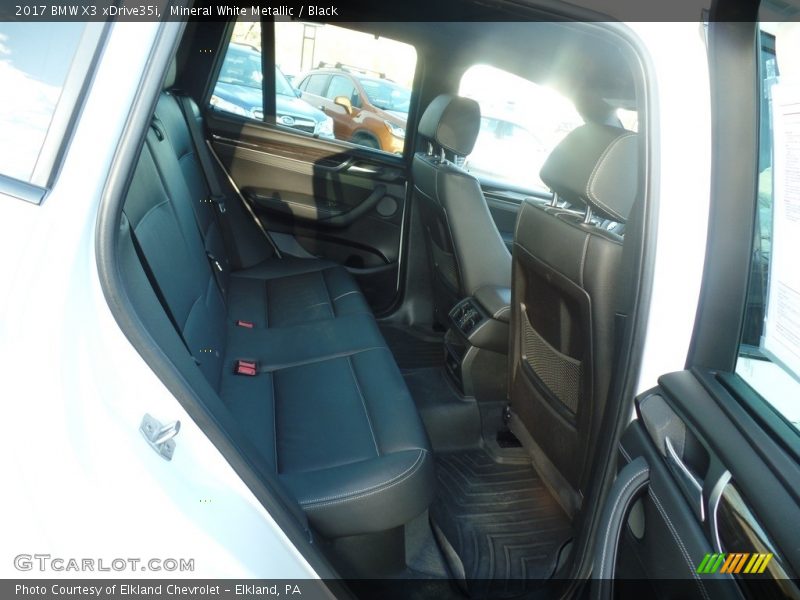Mineral White Metallic / Black 2017 BMW X3 xDrive35i