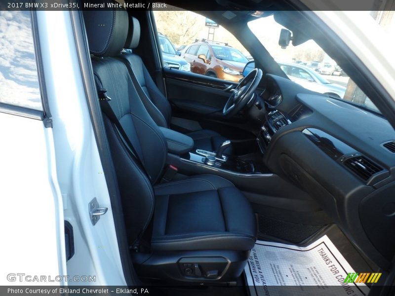 Mineral White Metallic / Black 2017 BMW X3 xDrive35i