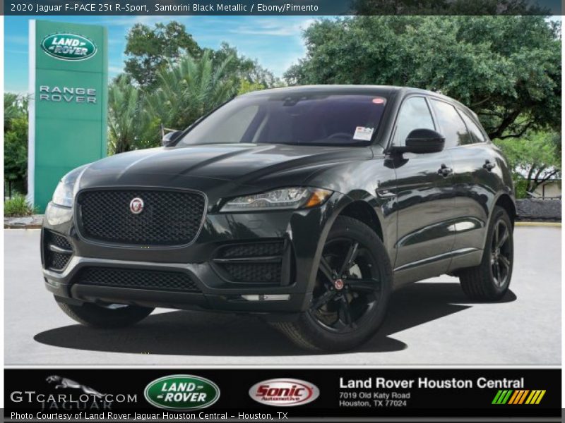 Santorini Black Metallic / Ebony/Pimento 2020 Jaguar F-PACE 25t R-Sport
