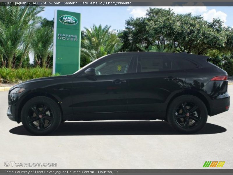 Santorini Black Metallic / Ebony/Pimento 2020 Jaguar F-PACE 25t R-Sport
