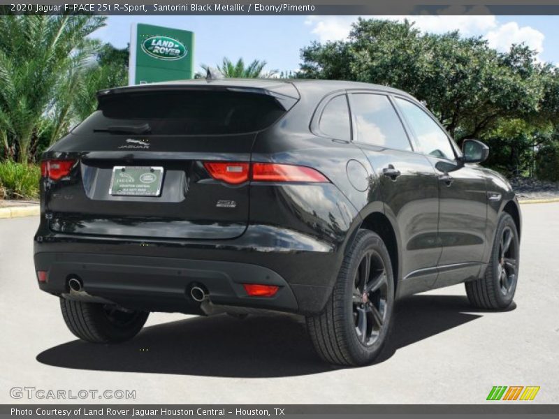 Santorini Black Metallic / Ebony/Pimento 2020 Jaguar F-PACE 25t R-Sport