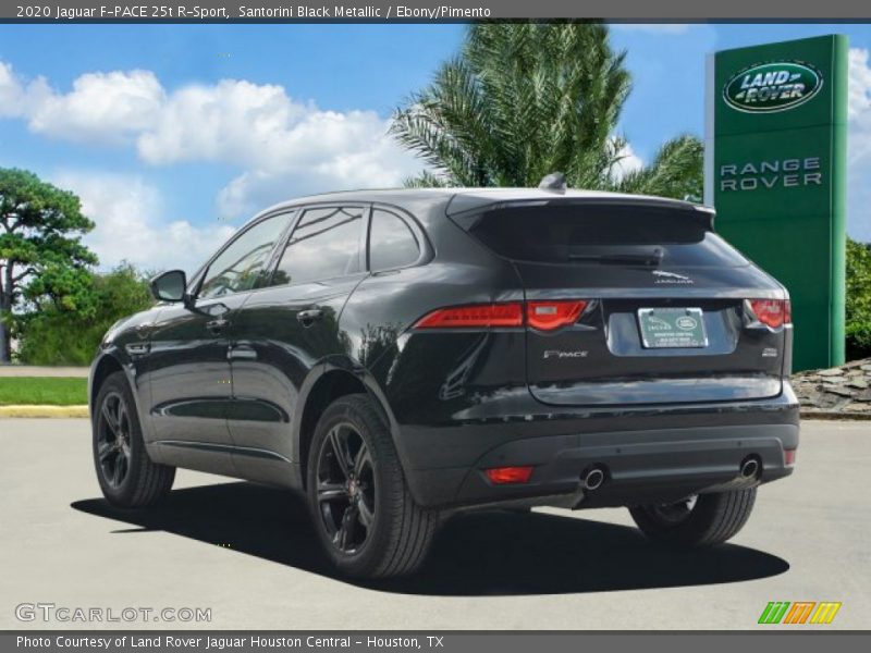 Santorini Black Metallic / Ebony/Pimento 2020 Jaguar F-PACE 25t R-Sport