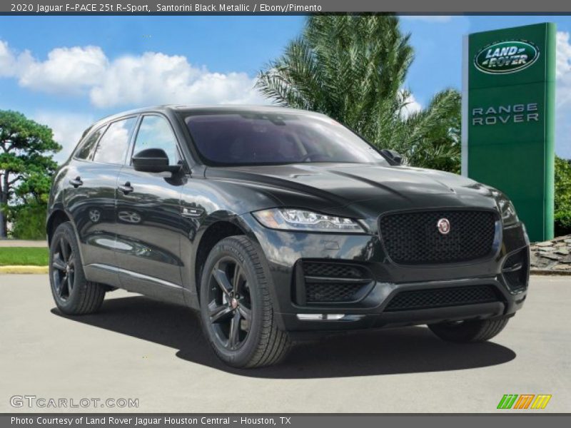 Santorini Black Metallic / Ebony/Pimento 2020 Jaguar F-PACE 25t R-Sport