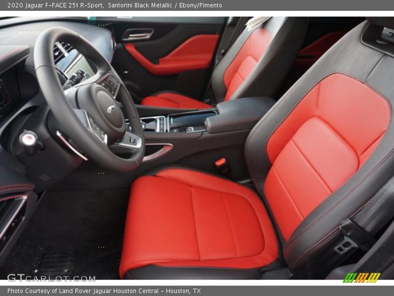  2020 F-PACE 25t R-Sport Ebony/Pimento Interior