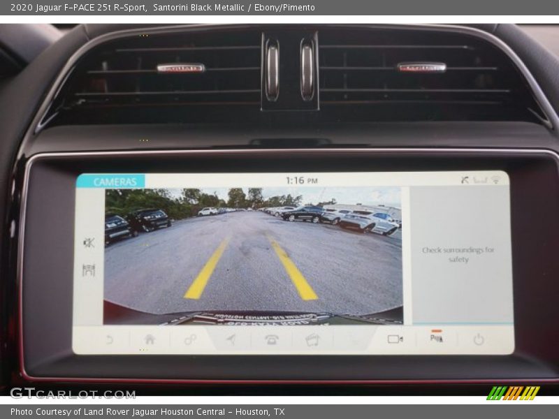 Santorini Black Metallic / Ebony/Pimento 2020 Jaguar F-PACE 25t R-Sport