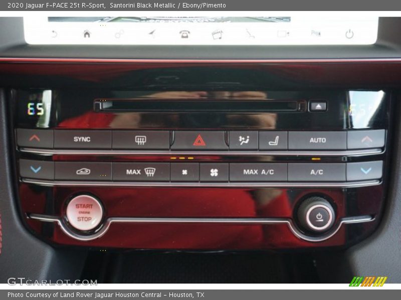 Controls of 2020 F-PACE 25t R-Sport