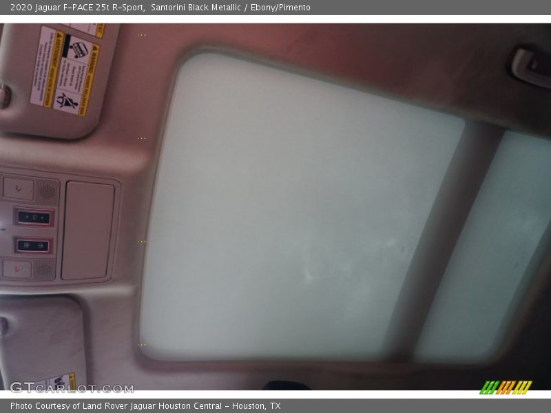 Santorini Black Metallic / Ebony/Pimento 2020 Jaguar F-PACE 25t R-Sport