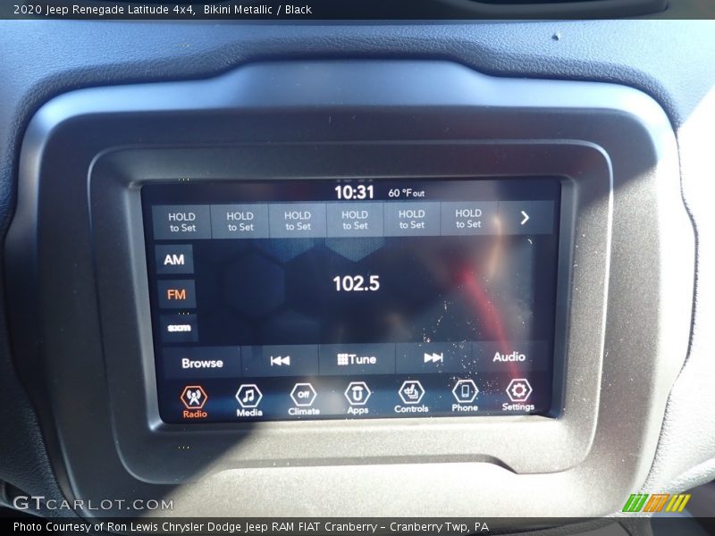 Bikini Metallic / Black 2020 Jeep Renegade Latitude 4x4