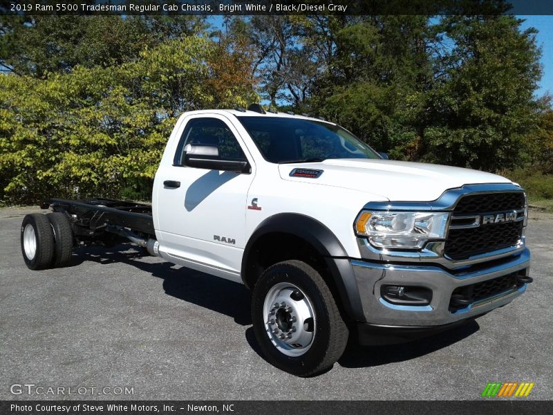 Bright White / Black/Diesel Gray 2019 Ram 5500 Tradesman Regular Cab Chassis