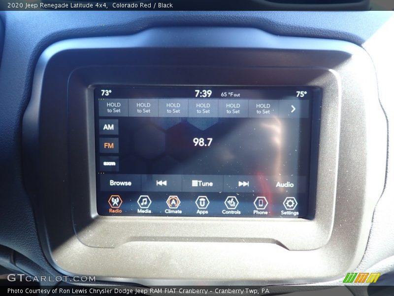 Colorado Red / Black 2020 Jeep Renegade Latitude 4x4