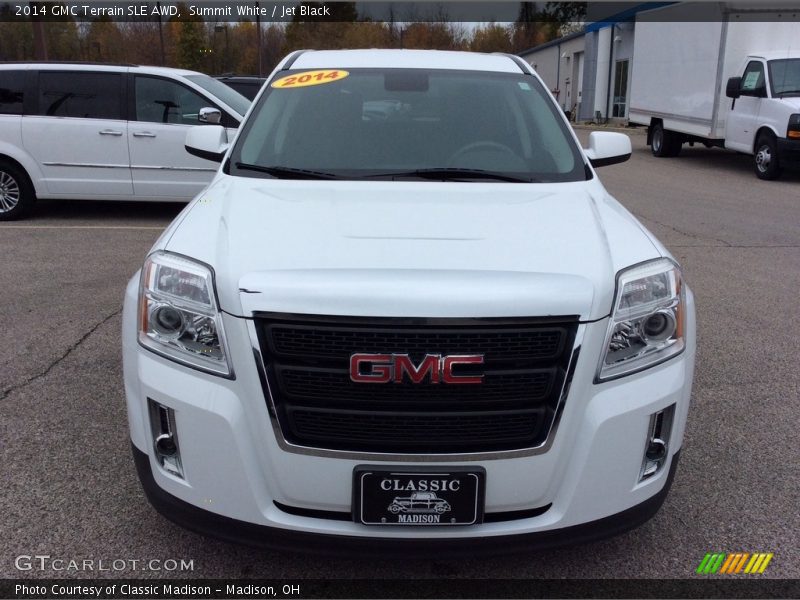 Summit White / Jet Black 2014 GMC Terrain SLE AWD