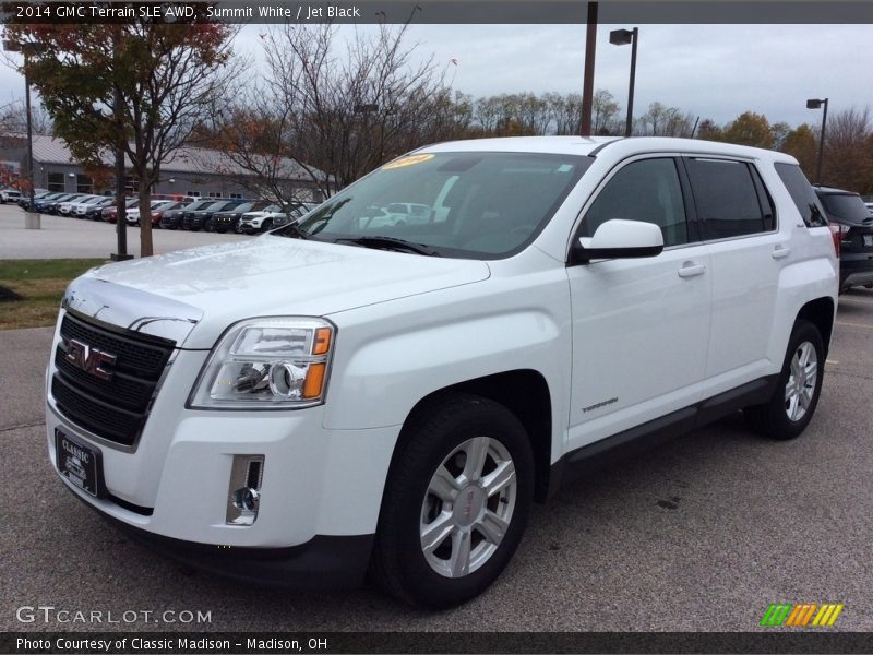 Summit White / Jet Black 2014 GMC Terrain SLE AWD
