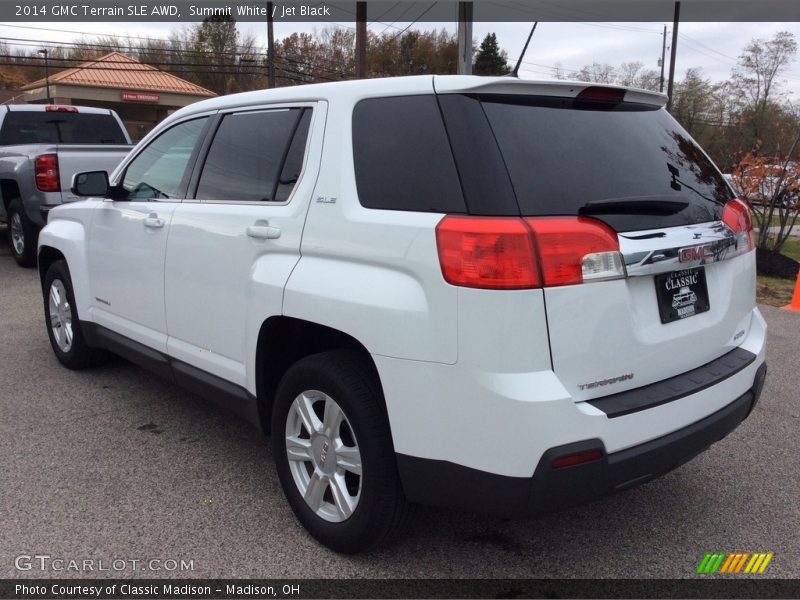 Summit White / Jet Black 2014 GMC Terrain SLE AWD