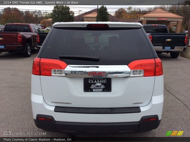 Summit White / Jet Black 2014 GMC Terrain SLE AWD