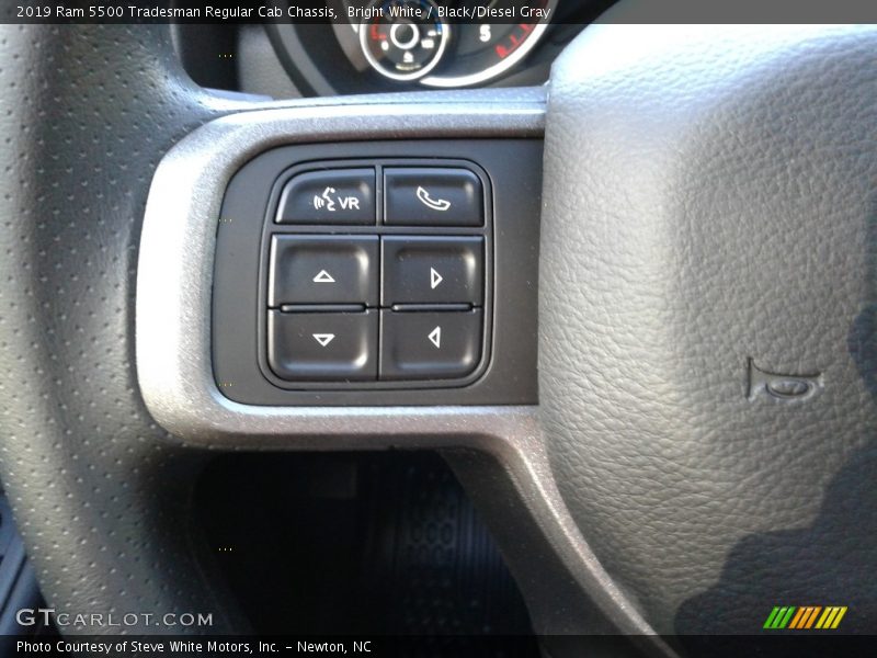 Bright White / Black/Diesel Gray 2019 Ram 5500 Tradesman Regular Cab Chassis