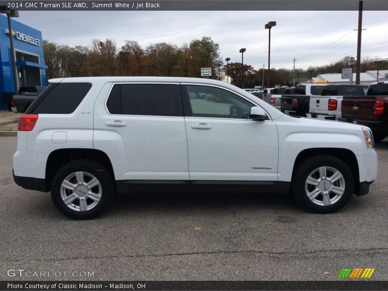 Summit White / Jet Black 2014 GMC Terrain SLE AWD