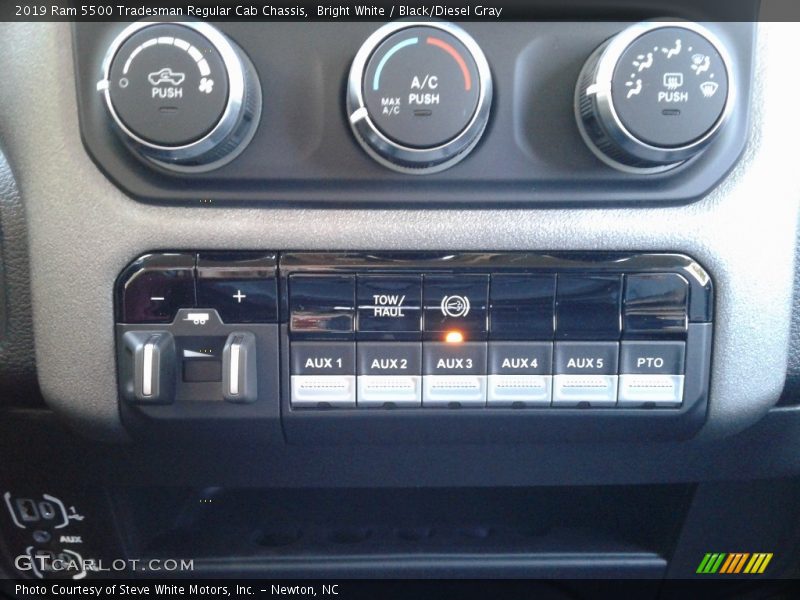 Bright White / Black/Diesel Gray 2019 Ram 5500 Tradesman Regular Cab Chassis