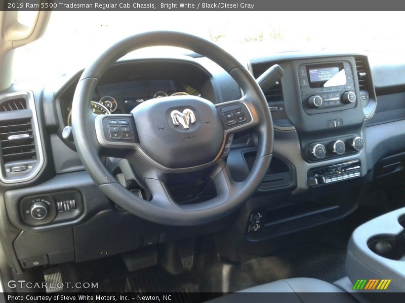 Bright White / Black/Diesel Gray 2019 Ram 5500 Tradesman Regular Cab Chassis