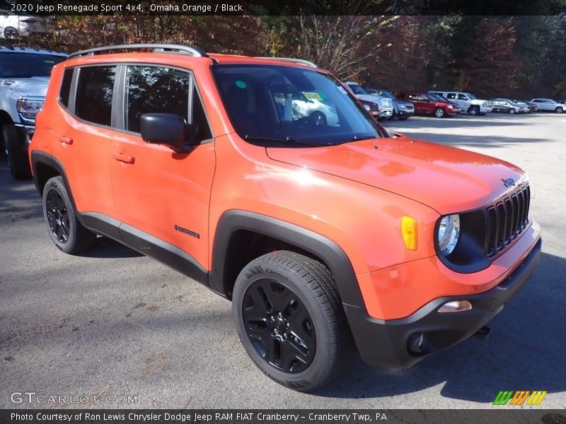 Omaha Orange / Black 2020 Jeep Renegade Sport 4x4