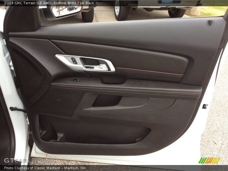 Summit White / Jet Black 2014 GMC Terrain SLE AWD