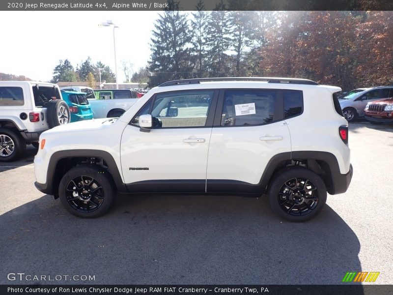 Alpine White / Black 2020 Jeep Renegade Latitude 4x4