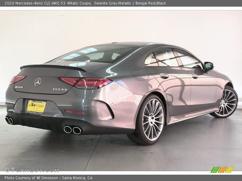 Selenite Grey Metallic / Bengal Red/Black 2020 Mercedes-Benz CLS AMG 53 4Matic Coupe