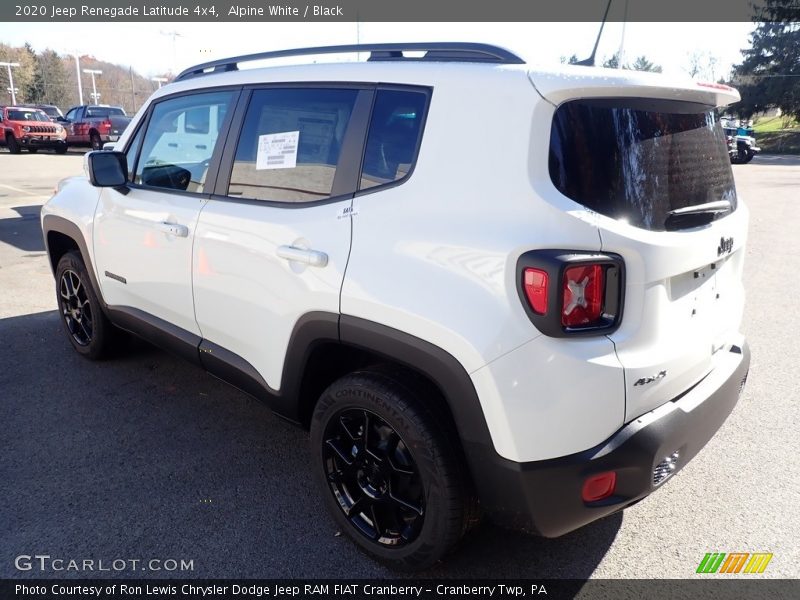 Alpine White / Black 2020 Jeep Renegade Latitude 4x4