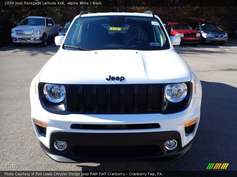 Alpine White / Black 2020 Jeep Renegade Latitude 4x4