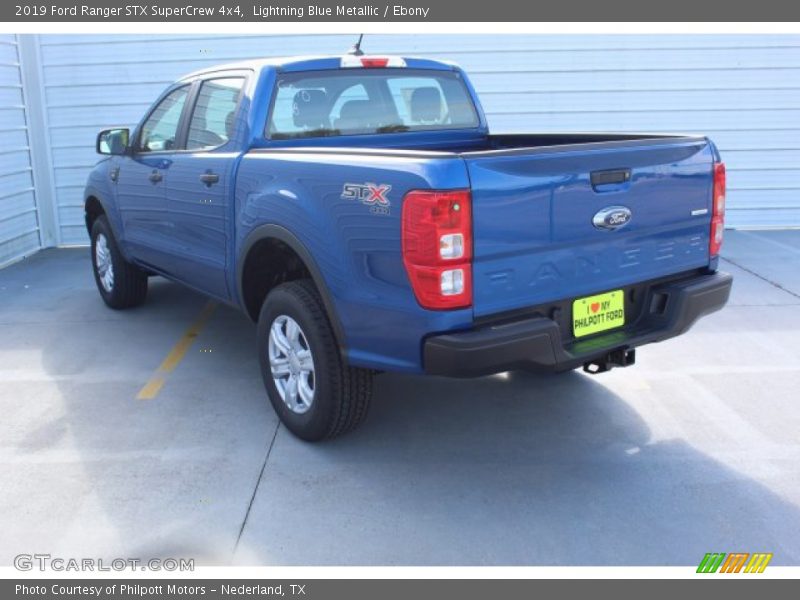 Lightning Blue Metallic / Ebony 2019 Ford Ranger STX SuperCrew 4x4