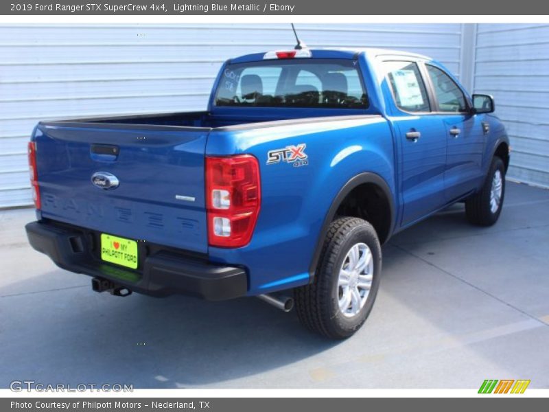 Lightning Blue Metallic / Ebony 2019 Ford Ranger STX SuperCrew 4x4