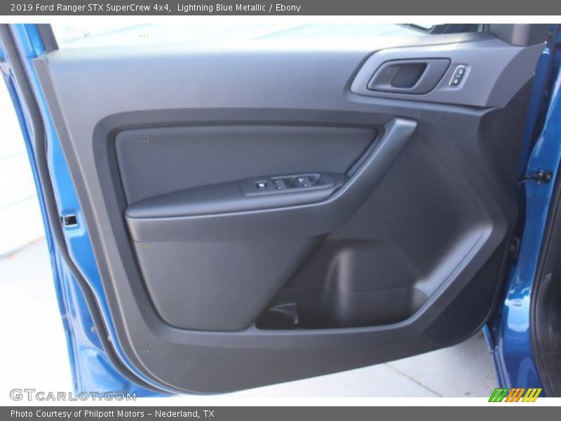Lightning Blue Metallic / Ebony 2019 Ford Ranger STX SuperCrew 4x4