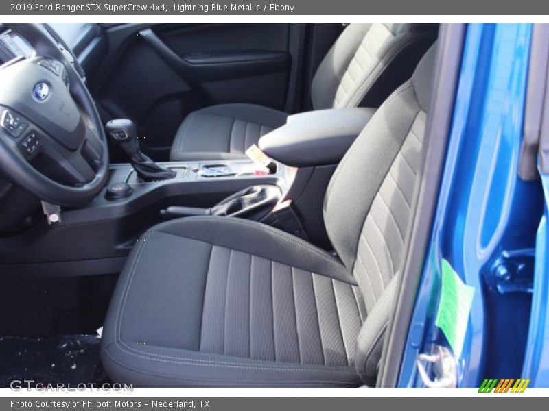 Lightning Blue Metallic / Ebony 2019 Ford Ranger STX SuperCrew 4x4