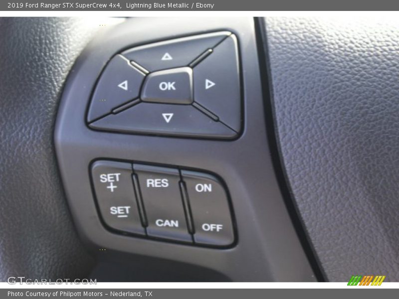 Lightning Blue Metallic / Ebony 2019 Ford Ranger STX SuperCrew 4x4