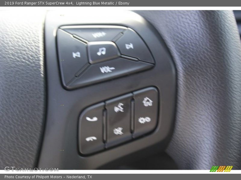 Lightning Blue Metallic / Ebony 2019 Ford Ranger STX SuperCrew 4x4
