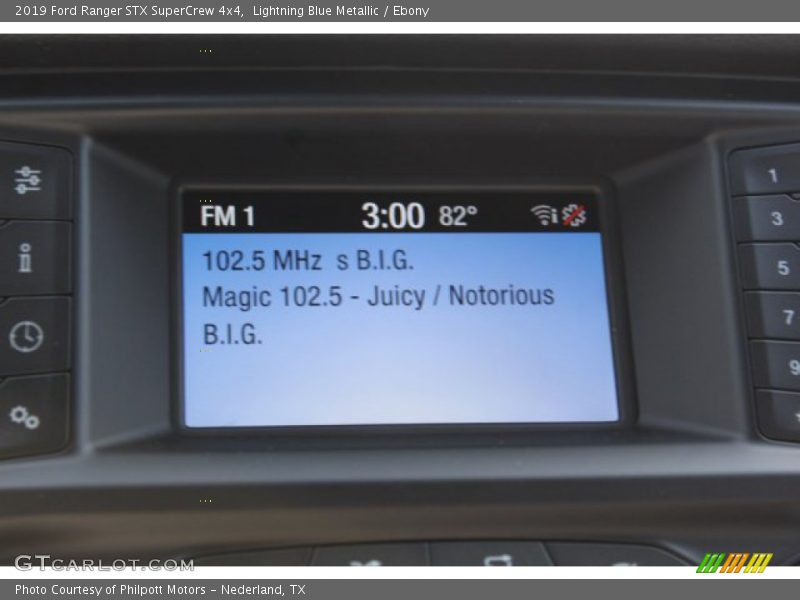 Lightning Blue Metallic / Ebony 2019 Ford Ranger STX SuperCrew 4x4