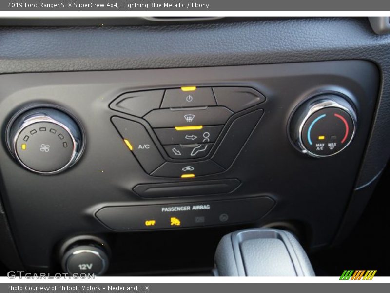 Lightning Blue Metallic / Ebony 2019 Ford Ranger STX SuperCrew 4x4