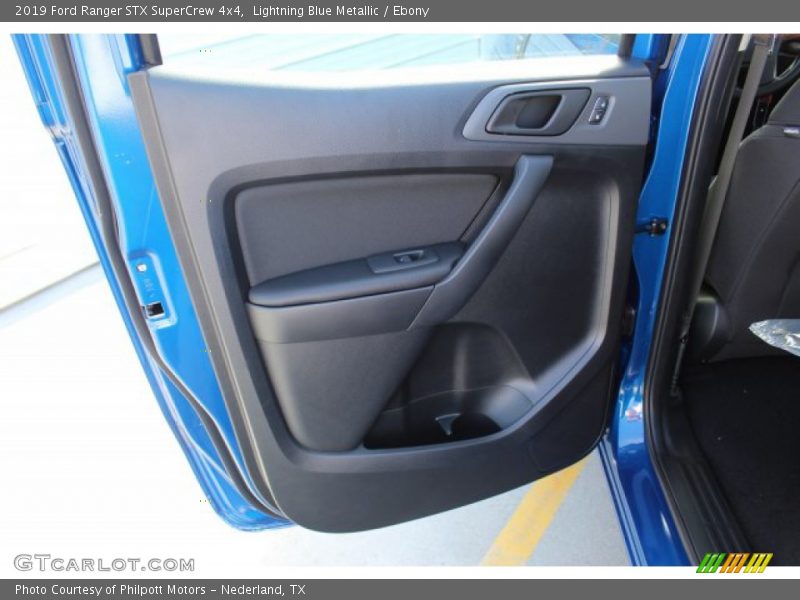 Lightning Blue Metallic / Ebony 2019 Ford Ranger STX SuperCrew 4x4