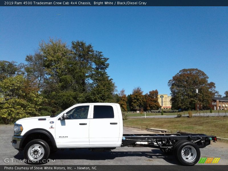 Bright White / Black/Diesel Gray 2019 Ram 4500 Tradesman Crew Cab 4x4 Chassis