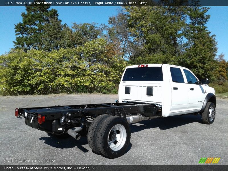 Bright White / Black/Diesel Gray 2019 Ram 4500 Tradesman Crew Cab 4x4 Chassis