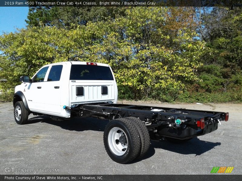 Bright White / Black/Diesel Gray 2019 Ram 4500 Tradesman Crew Cab 4x4 Chassis