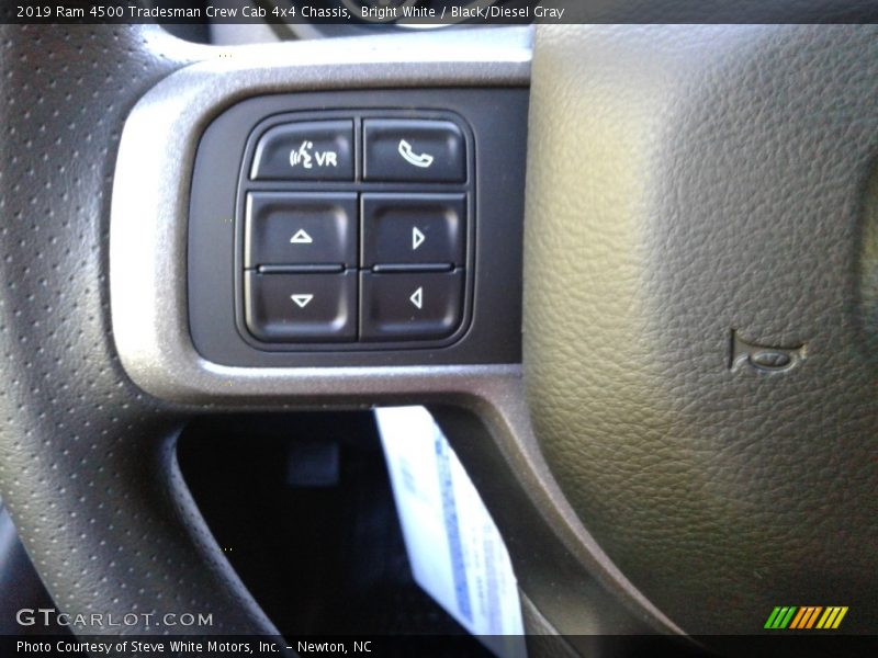 Bright White / Black/Diesel Gray 2019 Ram 4500 Tradesman Crew Cab 4x4 Chassis